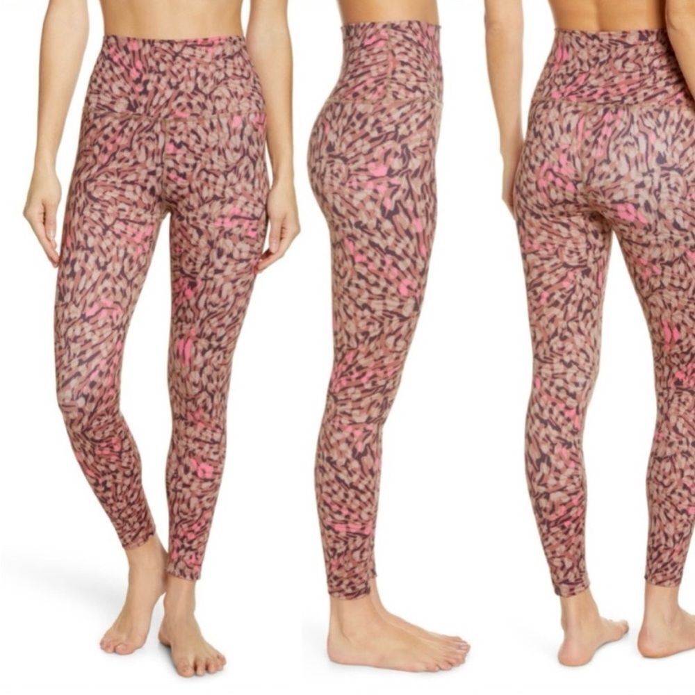 BEYOND YOGA | NEW Electric Cheetah High Rise Lux Print Leggings Women’s Size XS